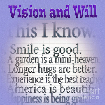 VISION and WILL