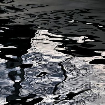 Water Dance Abstracts in Black and White