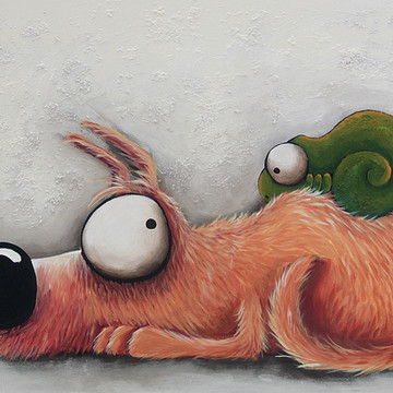 Whimsical Dog Paintings