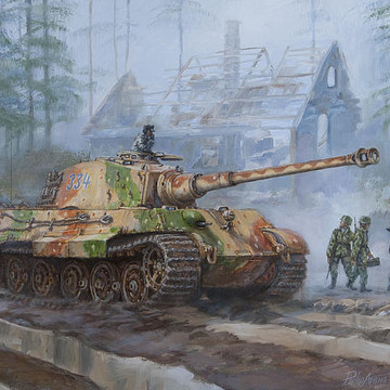 modern german military tank paintings