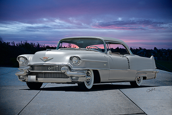 1955 Cadillac Coupe Deville Greeting Card For Sale By Dave Koontz