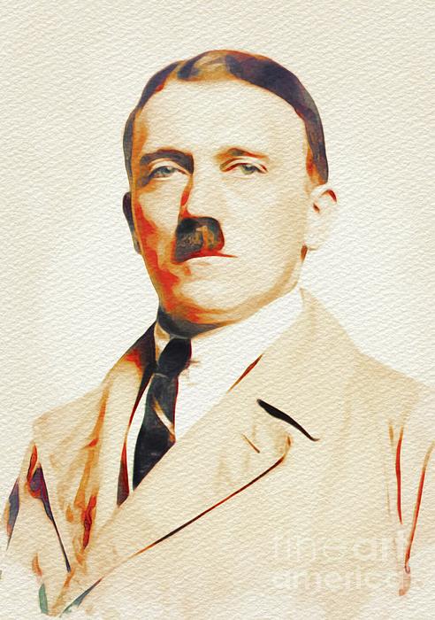 Adolf Hitler, Leaders Of World War Two Throw Pillow for Sale by ...