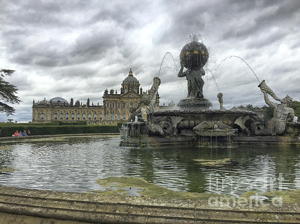 Beautiful water fountain in garden Yoga Mat by Patricia Hofmeester - Fine  Art America