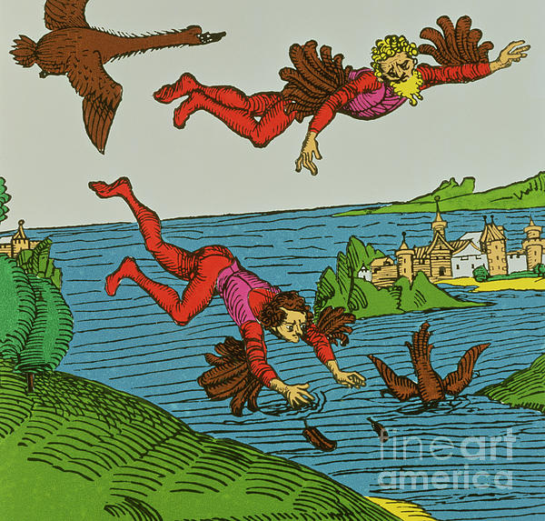 icarus and daedalus clipart of children