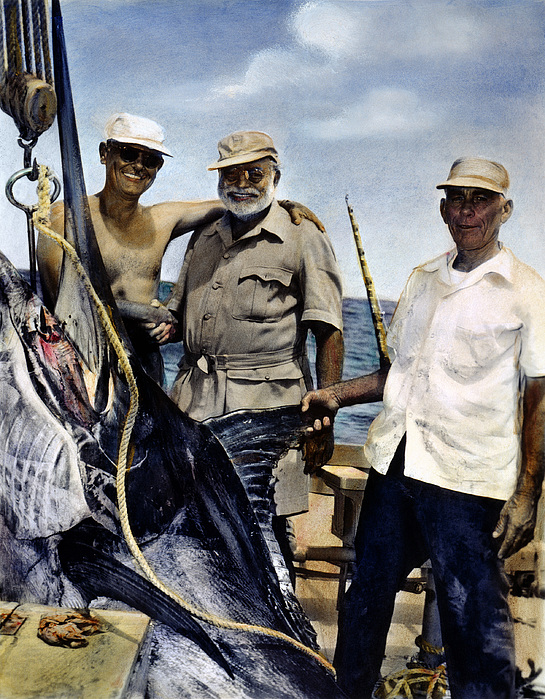 Ernest Hemingway #5 Tote Bag by Granger - Granger Art on Demand - Website