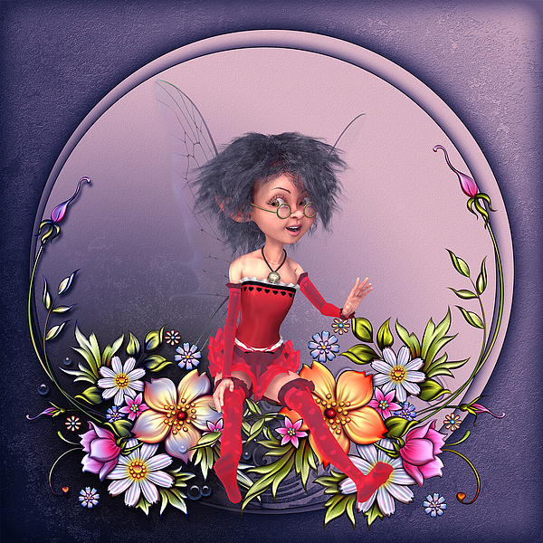 Fairy In The Garden Digital Art
