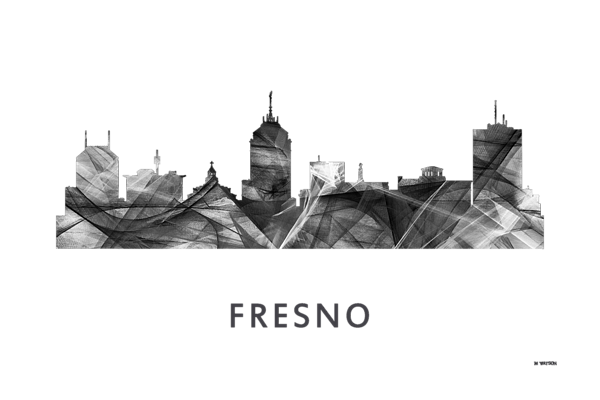 Fresno California Skyline' Women's T-Shirt
