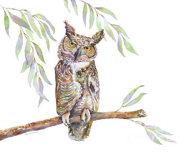 Great Horned Owl Painting