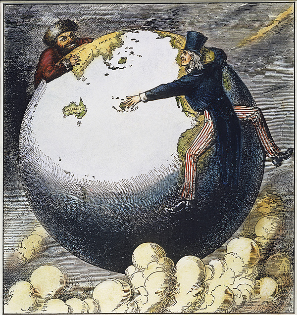Imperialism Cartoon, 1876 Greeting Card for Sale by Granger