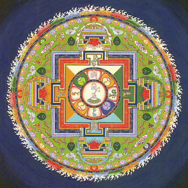Carmen Mensink - Mandala of Avalokiteshvara          