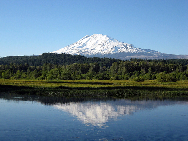 Mt. Adams 2 Photograph Jigsaw Puzzle by Kimberly Walker - Pixels