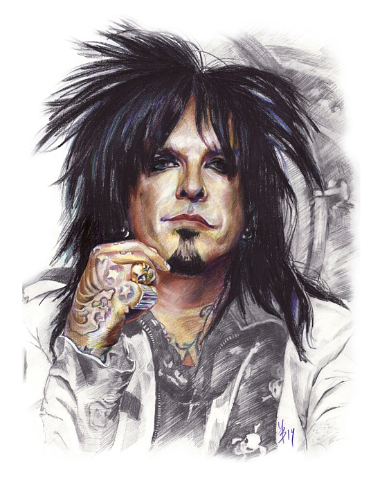 Nikki Sixx Motley Crue Tapestry For Sale By Inna Volvak