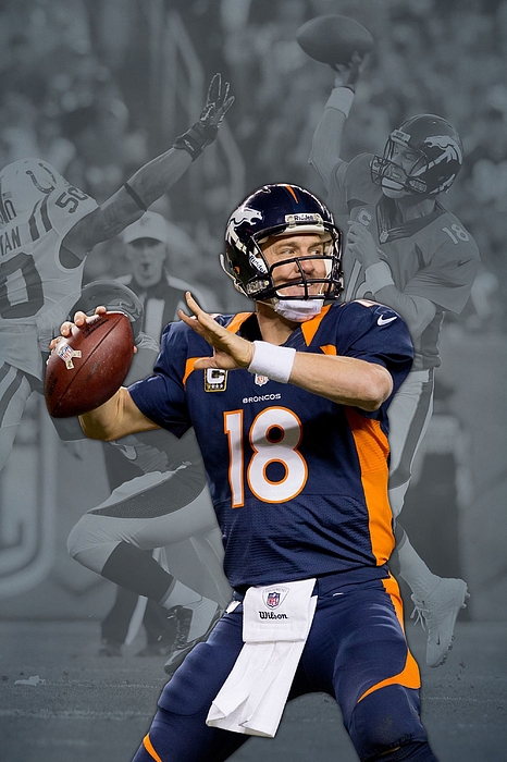 Peyton Manning Denver Broncos iPhone 12 Case by Joe Hamilton - Fine Art  America