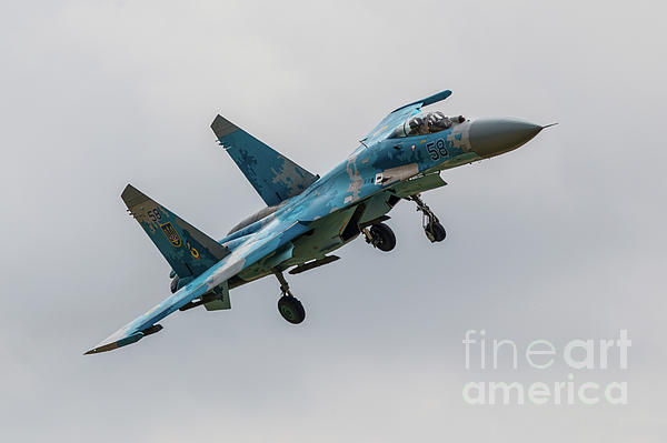 SU-27 Flanker #3 by Airpower Art