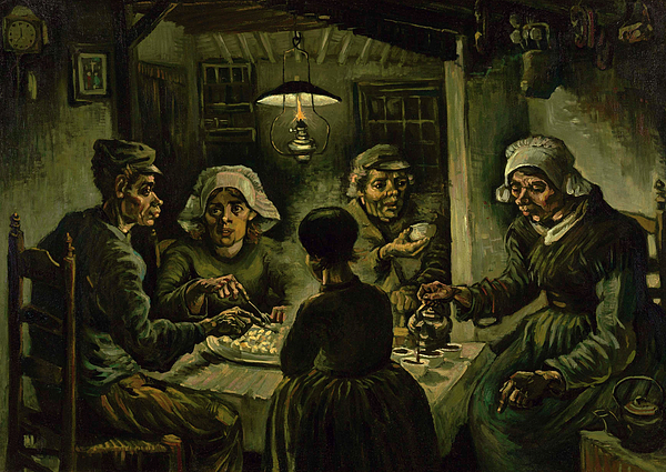 The Potato Eaters, 1885 #1 Tapestry by Vincent Van Gogh - Fine Art America