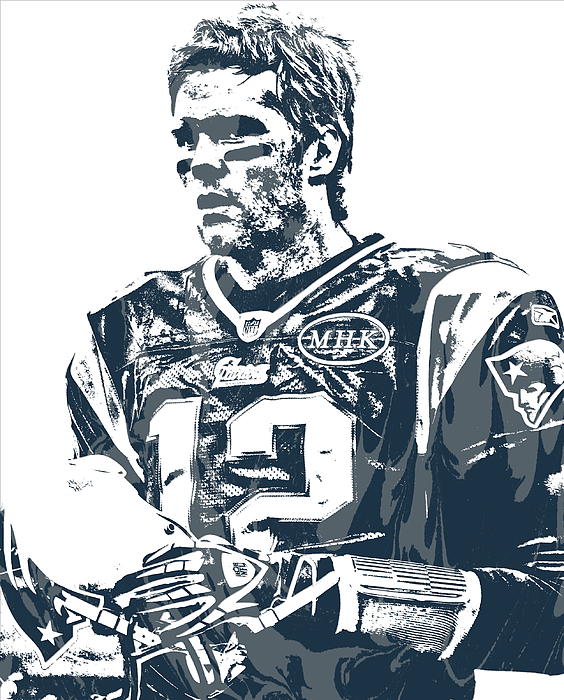 Tom Brady Tampa Bay Buccaneers Jersey Art Poster by Joe Hamilton - Fine Art  America