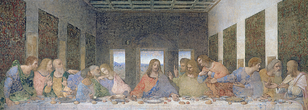 The Last Supper, 1495-97 #1 Jigsaw Puzzle by Leonardo Da Vinci