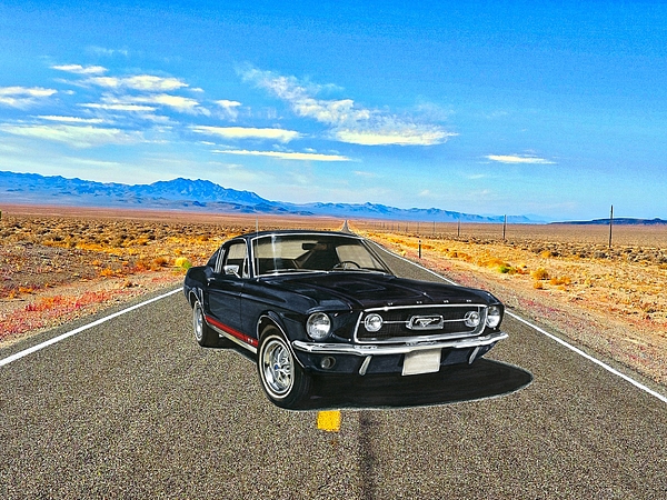 Carta da parati Ford Mustang 1967