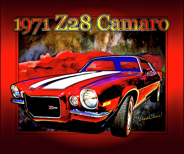 1971 Z28 Camaro Poster 2nd Generation Photograph