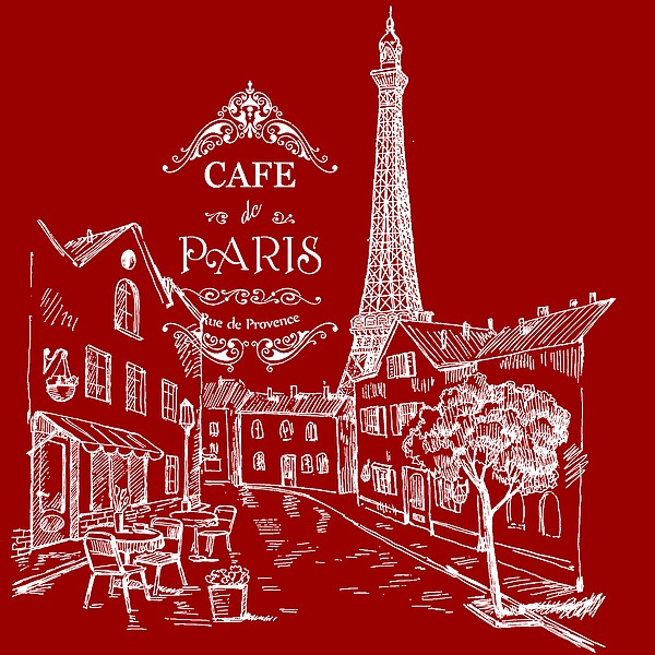 Cafe Paris Digital Art