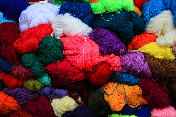 Colorful Yarn by Robert Hamm