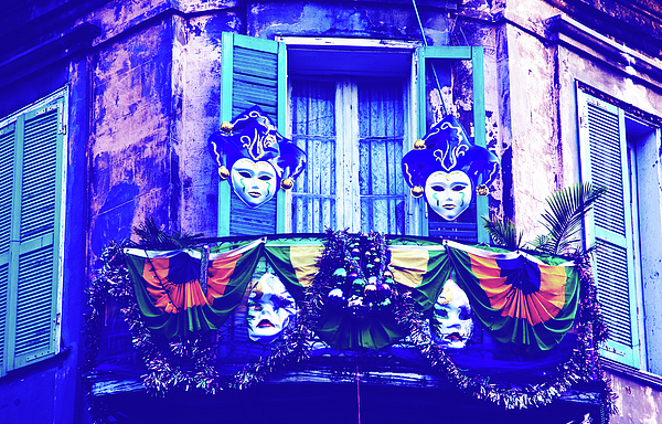 French Quarter Mardi Gras Decorations #1 by Mountain Dreams