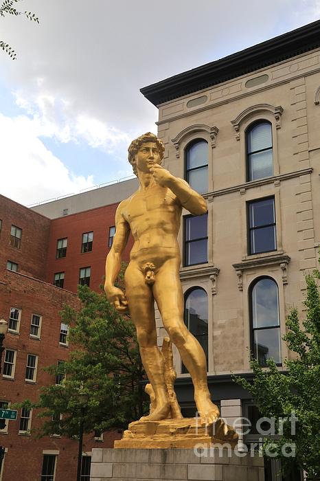 Michelangelo's statue of David, Louisville, Kentucky, USA Adult Pull-Over  Hoodie by Douglas Sacha - Pixels