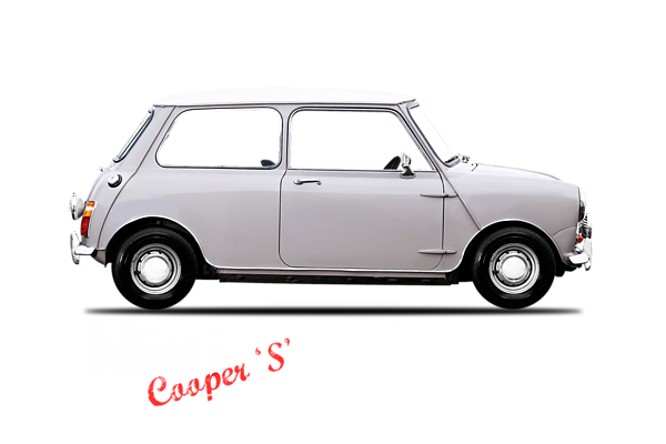 The Mini Cooper #2 Sticker by Mark Rogan - Fine Art America