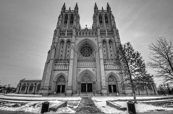 Washington National Cathedral T-Shirt by Craig Fildes - Fine Art