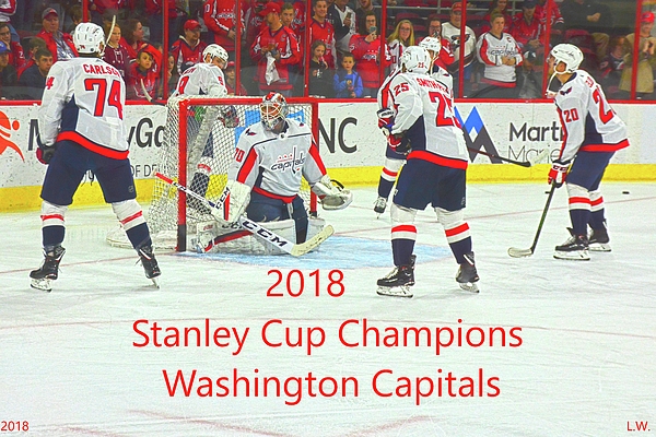 2018 Stanley Cup Champions Washington Capitals Ornament by Lisa