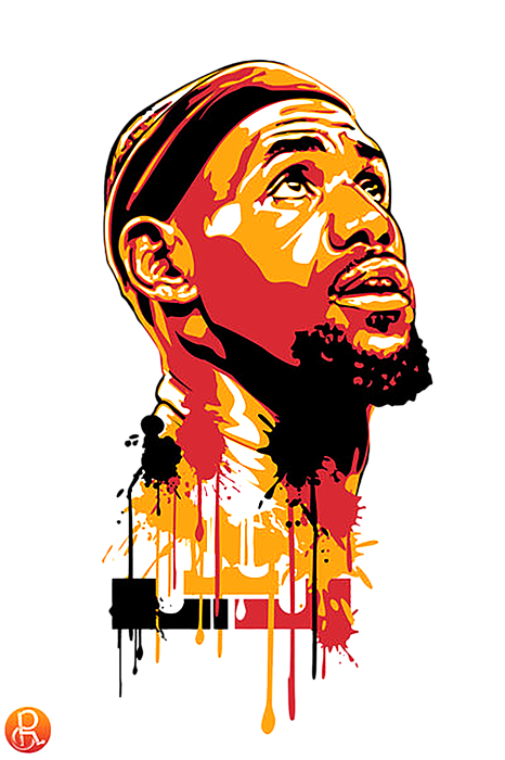 Lebron James Greeting Card For Sale By Luis Barina