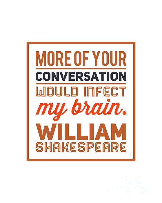 William Shakespeare, Insults And Profanities Digital Art