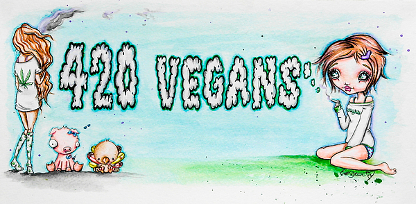 420 Vegans Painting