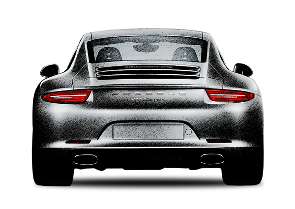 Porsche 911 E Sticker by Mark Rogan - Pixels