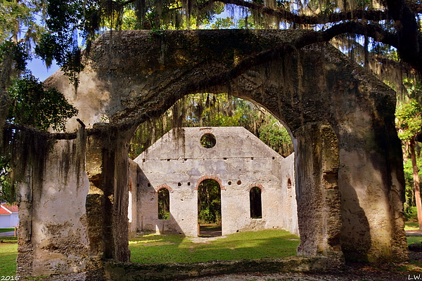 Lisa Wooten - A Look Into The Chapel Of Ease St. Helena Island Beaufort SC