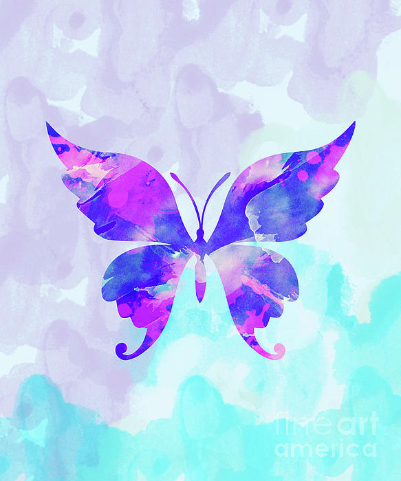 Abstract Butterfly Digital Art