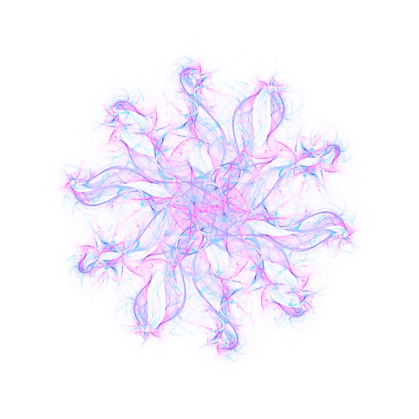 Abstract Snowflake #2 Digital Art