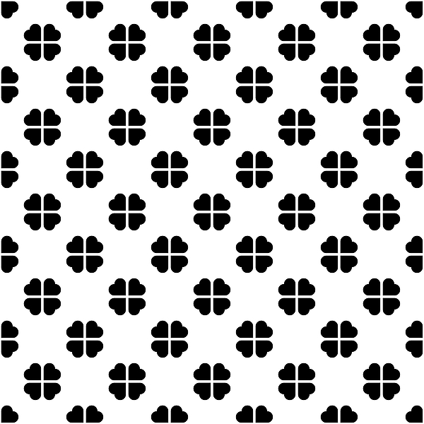 Seamless background pattern mosaic of black letters on white background Tote  Bag by Petr Polak - Pixels