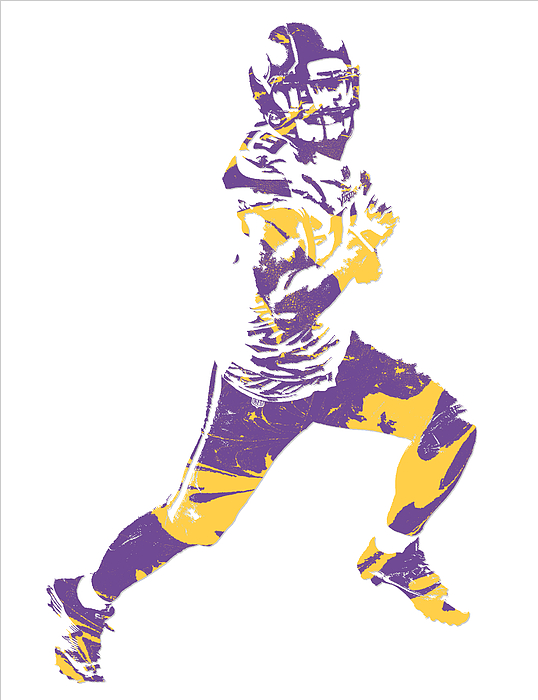 Adam Thielen MINNESOTA VIKINGS PIXEL ART 2 T-Shirt by Joe Hamilton - Fine  Art America