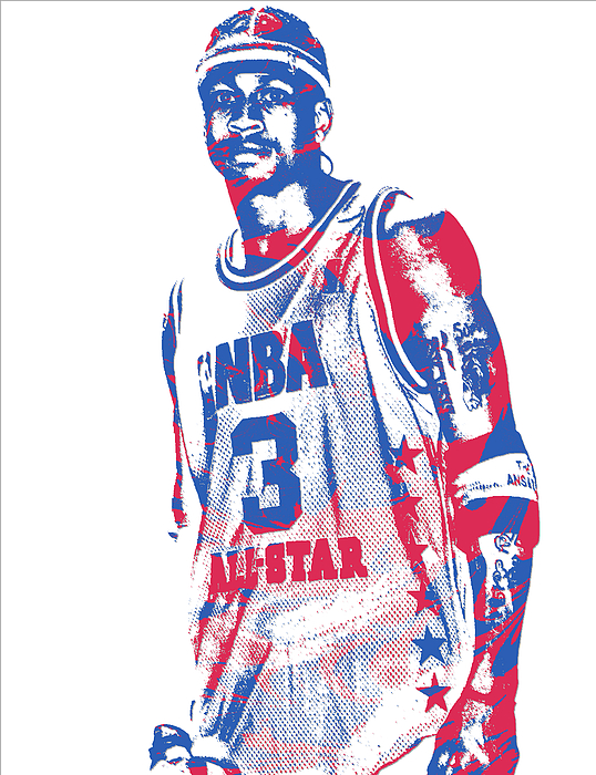 Philadelphia 76ers Retro Shirt Photograph by Joe Hamilton - Fine Art America