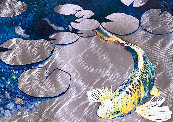 Koi Fish home decor wall art – Metalit