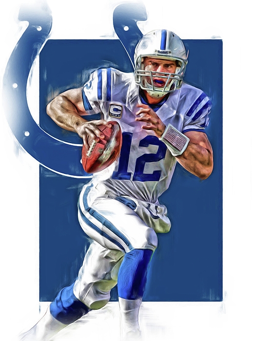 Indianapolis Colts Acrylic Print by Joe Hamilton - Pixels Merch