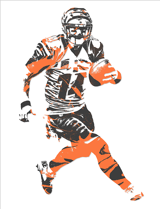 Cincinnati Bengals Football Shirt T-Shirt by Joe Hamilton - Fine Art America