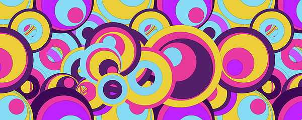 Retro Circles Groovy Colors Coffee Mug by Gravityx9 Designs - Pixels