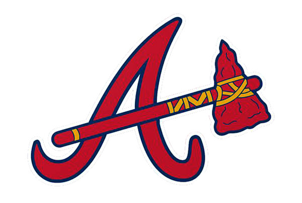 Atlanta Braves Logo Greeting Card by Jeromi Cesk