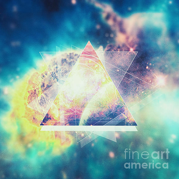 Awsome Collosal Deep Space Triangle Art Sign Digital Art