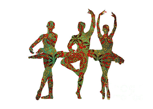 Ballet Dancers Digital Art