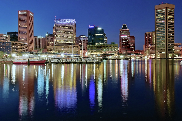 Frozen in Time Fine Art Photography - Baltimore Blue Hour