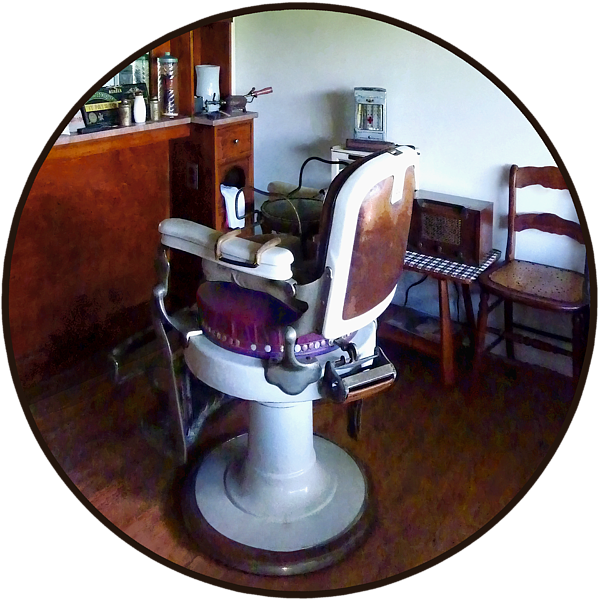 Chair discount cloth barber