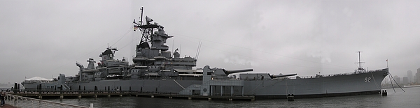 Battleship Nj Panoramic Photograph